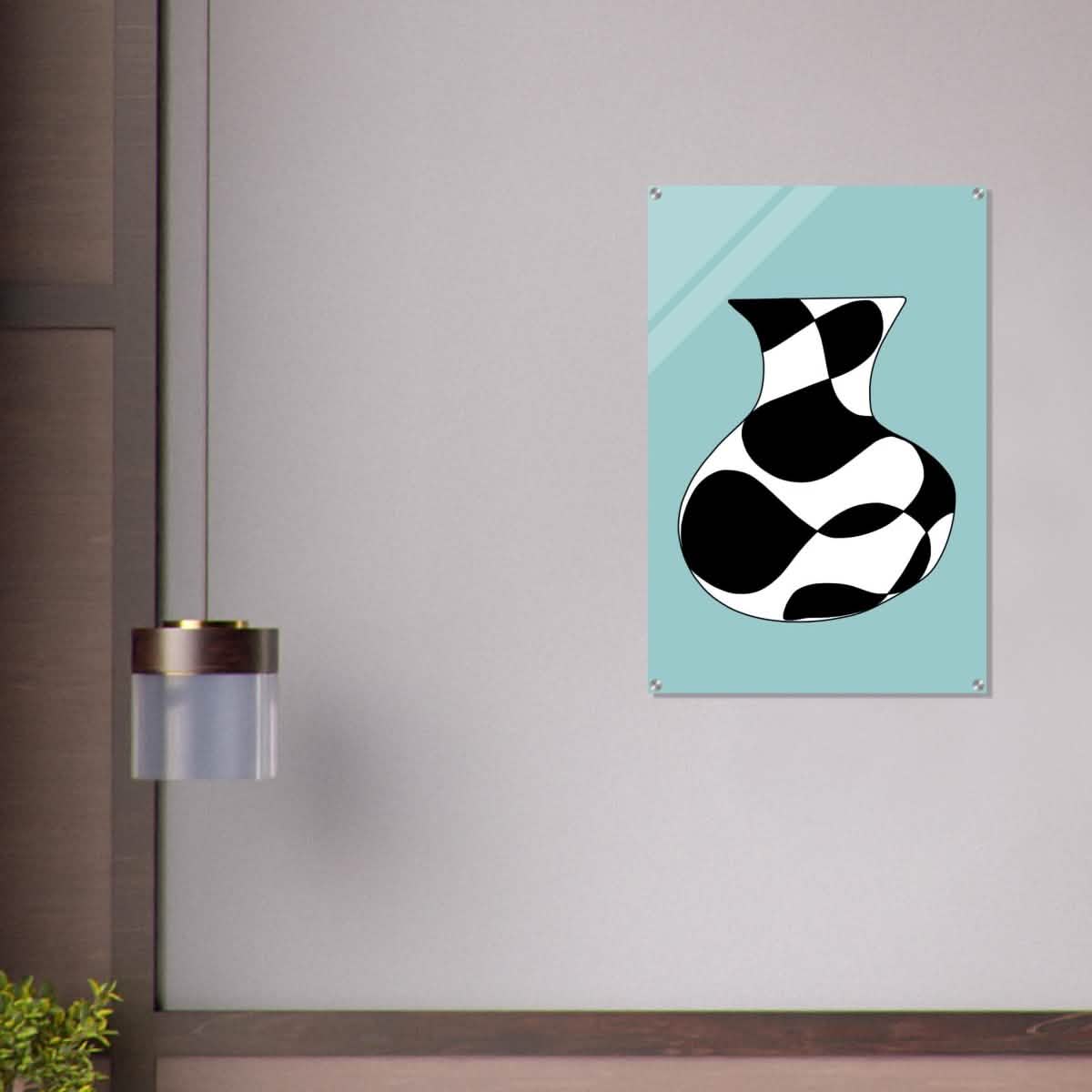 Da Vinci Contemporary Modern Wall Art - Acrylic Print - 60x90 cm / 24x36″ -