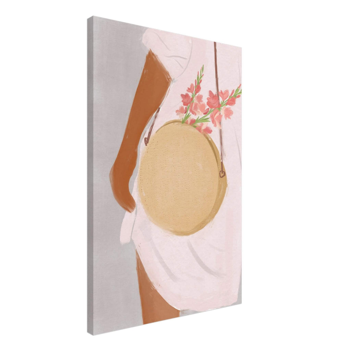 Da Vinci Contemporary Modern Wall Art - Canvas - 50x75 cm / 20x30″ - Slim