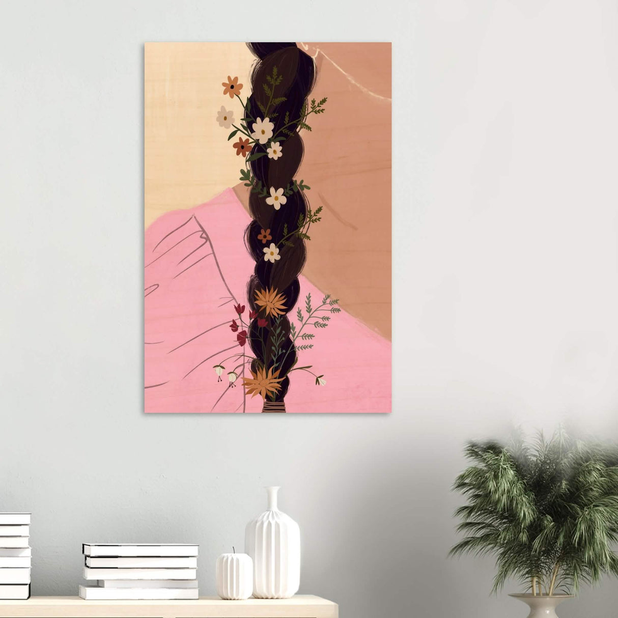 Da Vinci Contemporary Modern Wall Art - Wood Prints - 60x90 cm / 24x36″ - 20 mm