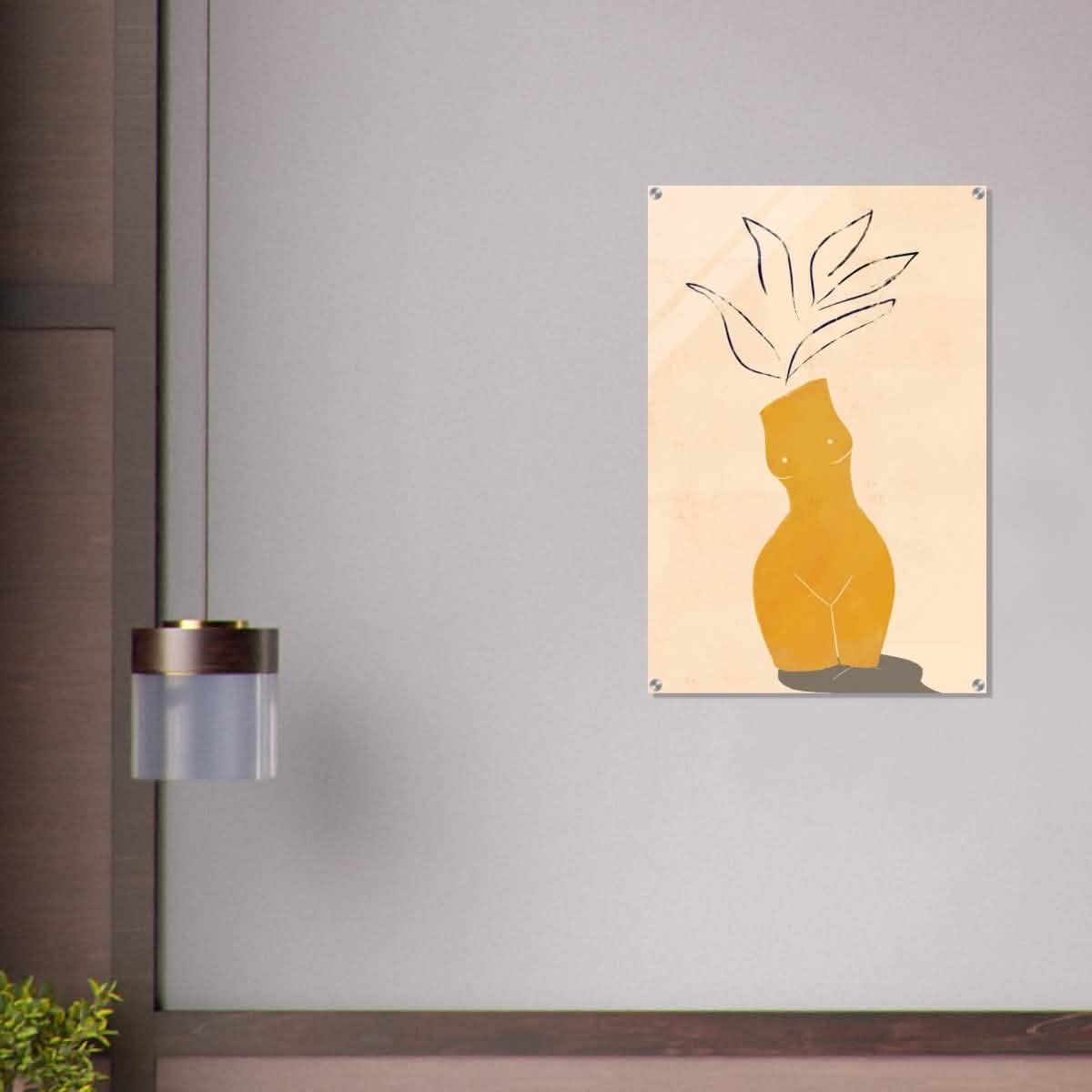 Da Vinci Contemporary Modern Wall Art - Acrylic Print - 60x90 cm / 24x36″ -