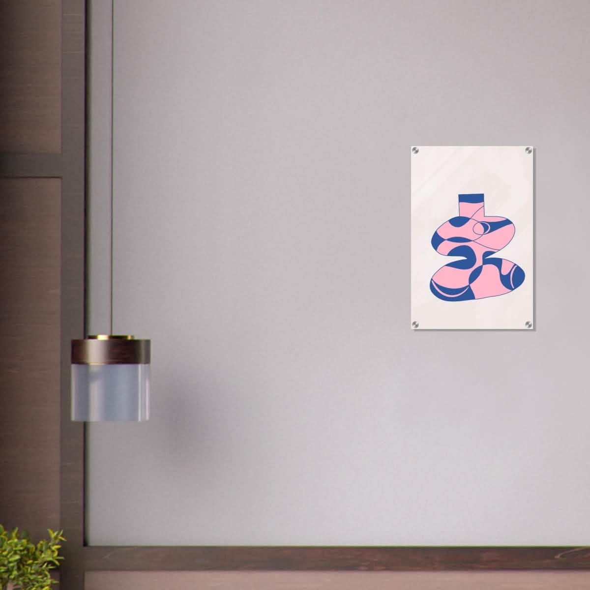 Da Vinci Contemporary Modern Wall Art - Acrylic Print - 40x60 cm / 16x24″ -