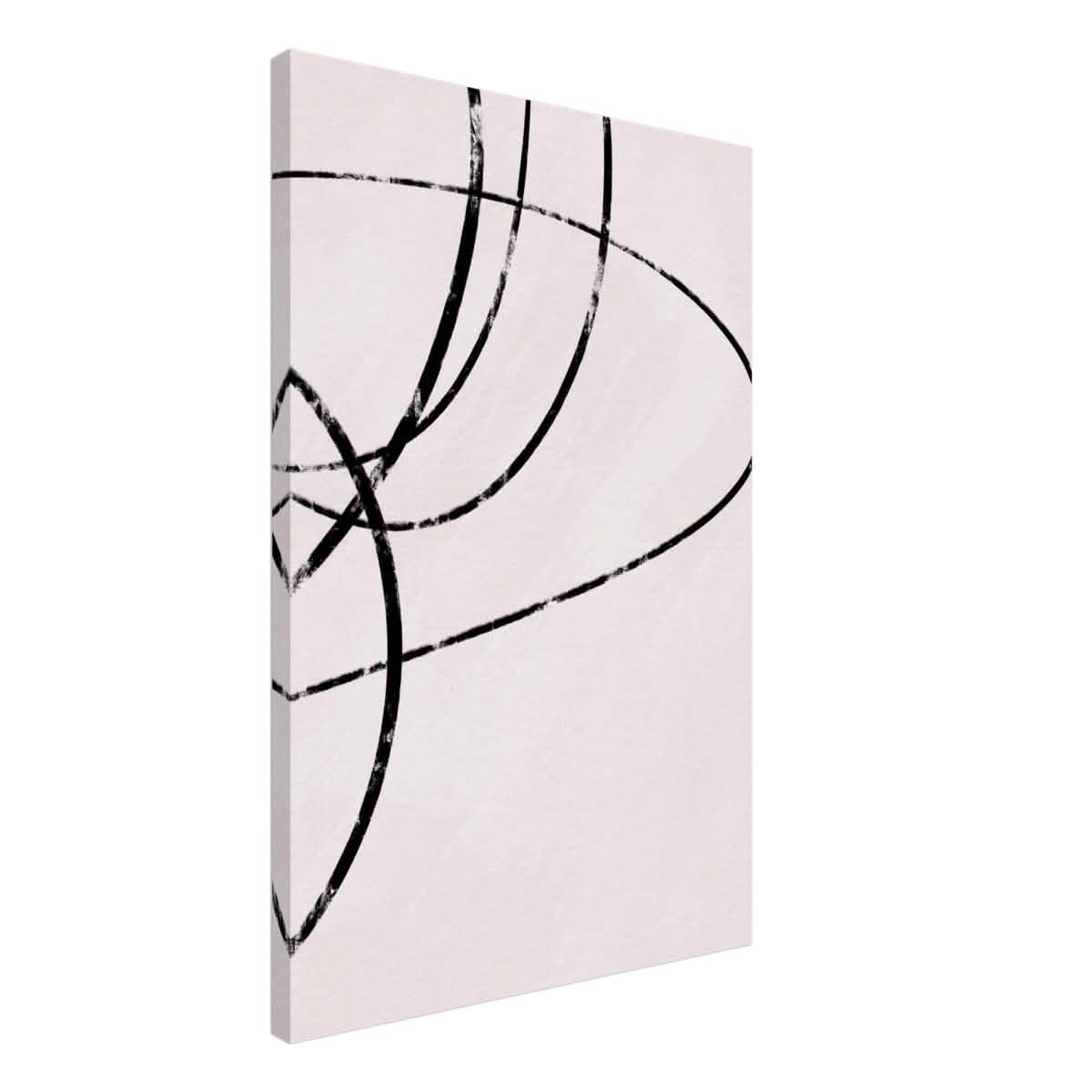 Da Vinci Contemporary Modern Wall Art - Canvas - 50x75 cm / 20x30″ - Slim