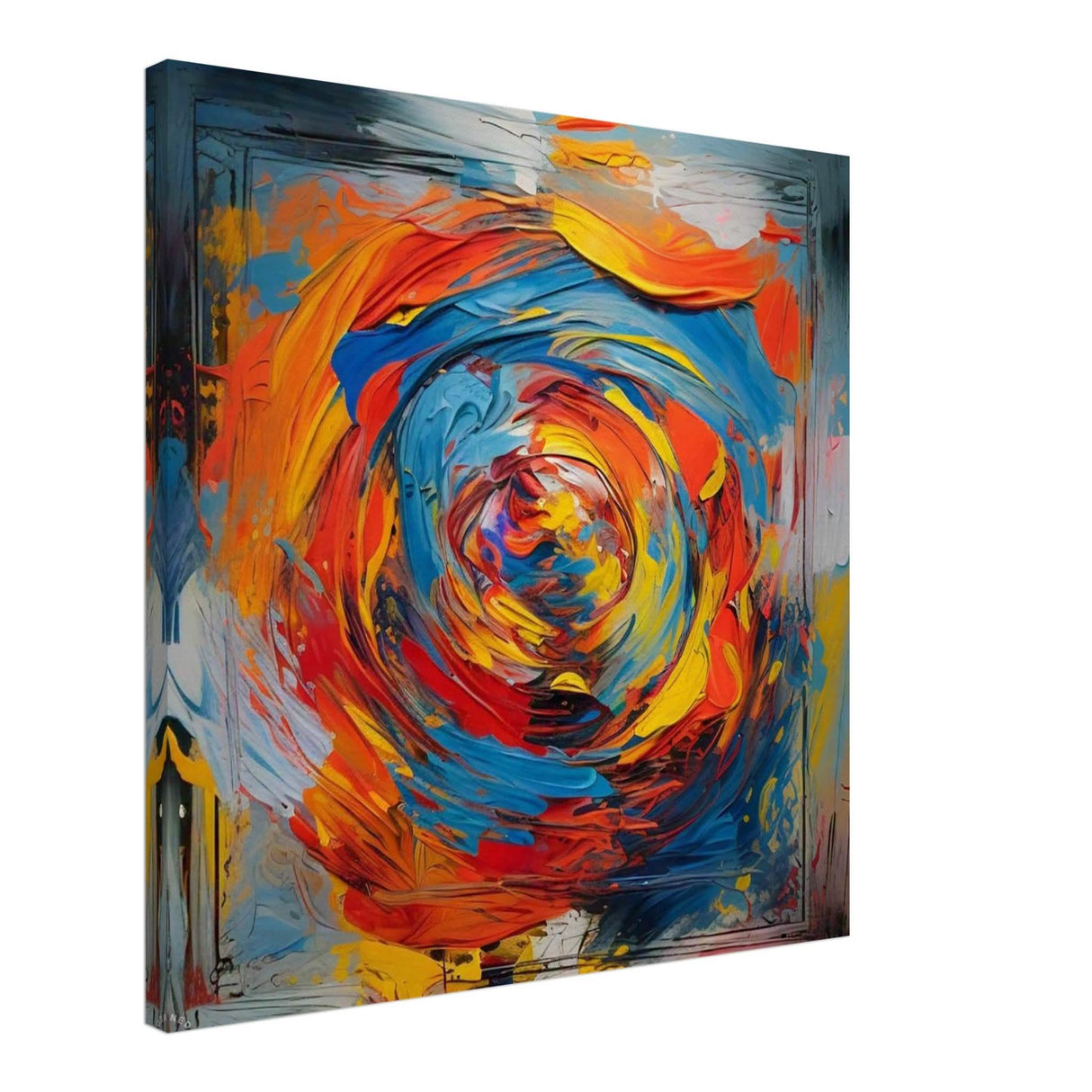 Da Vinci Contemporary Modern Wall Art - Canvas - 60x60 cm / 24x24″ - Slim