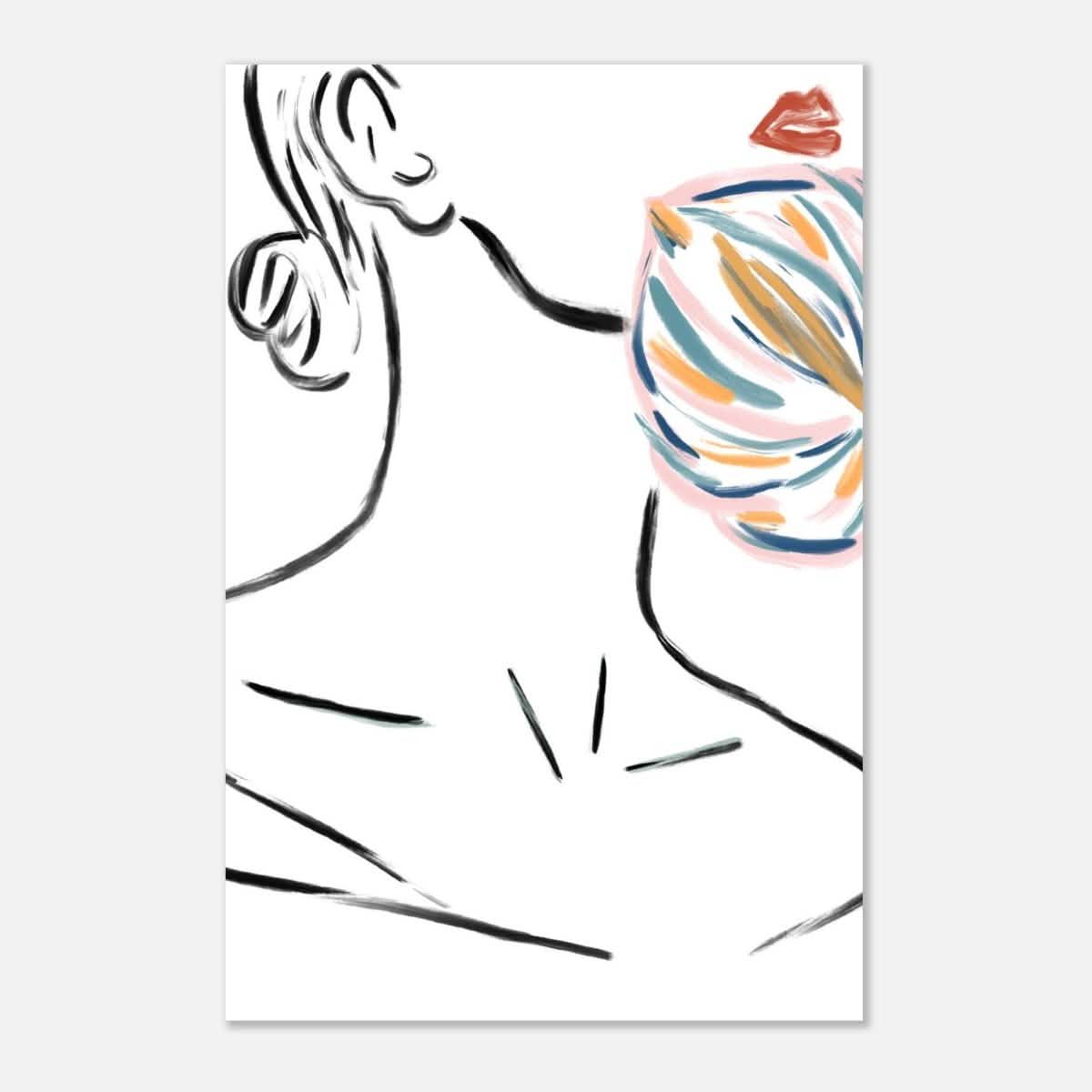 Da Vinci Contemporary Modern Wall Art - Aluminum Print - 30x45 cm / 12x18″ -