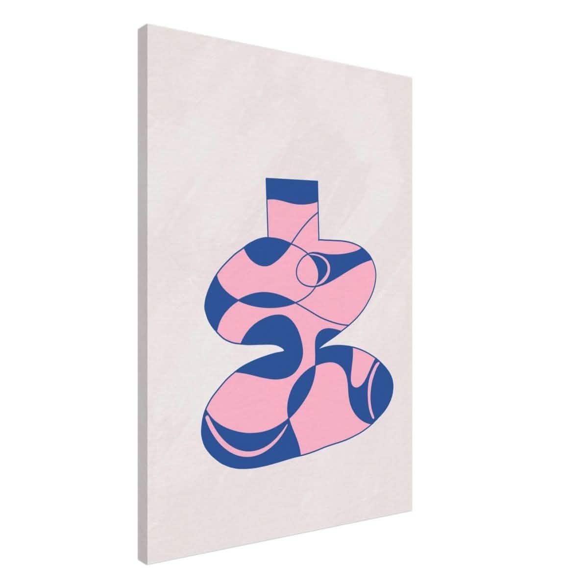 Da Vinci Contemporary Modern Wall Art - Canvas - 70x100 cm / 28x40″ - Thick