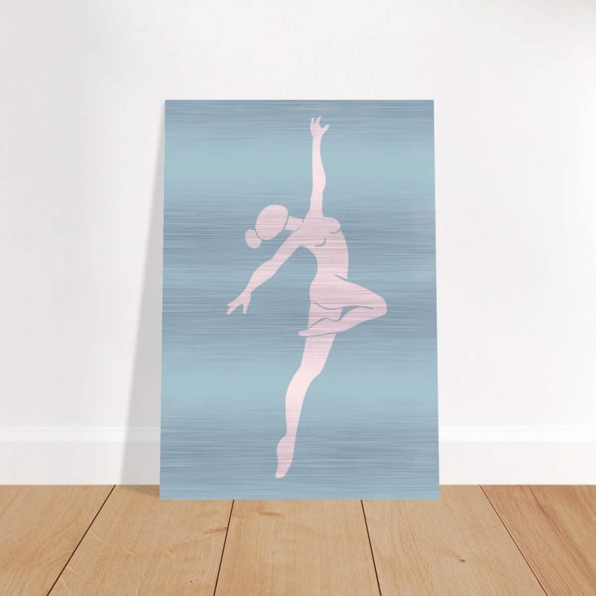 Da Vinci Contemporary Modern Wall Art - Brushed Aluminum Print - 70x100 cm / 28x40″ -