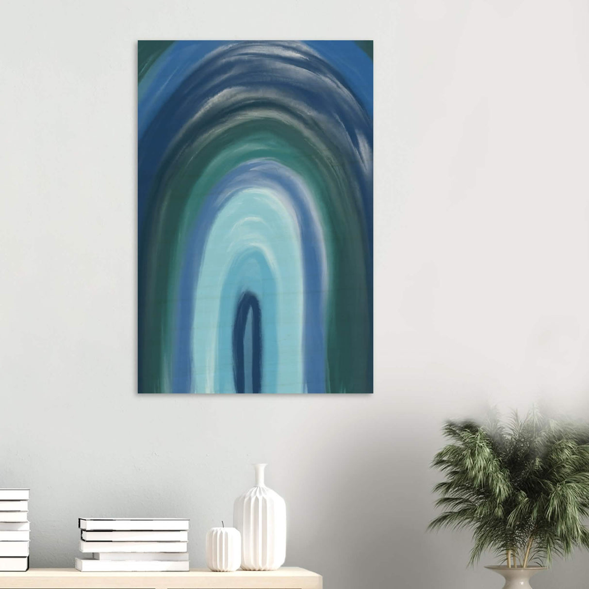 Da Vinci Contemporary Modern Wall Art - Wood Prints - 60x90 cm / 24x36″ - 10 mm