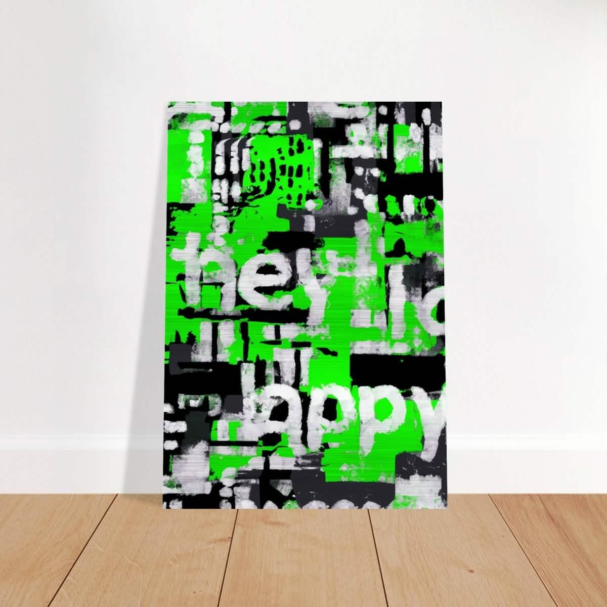 Da Vinci Contemporary Modern Wall Art - Brushed Aluminum Print - 70x100 cm / 28x40″ -