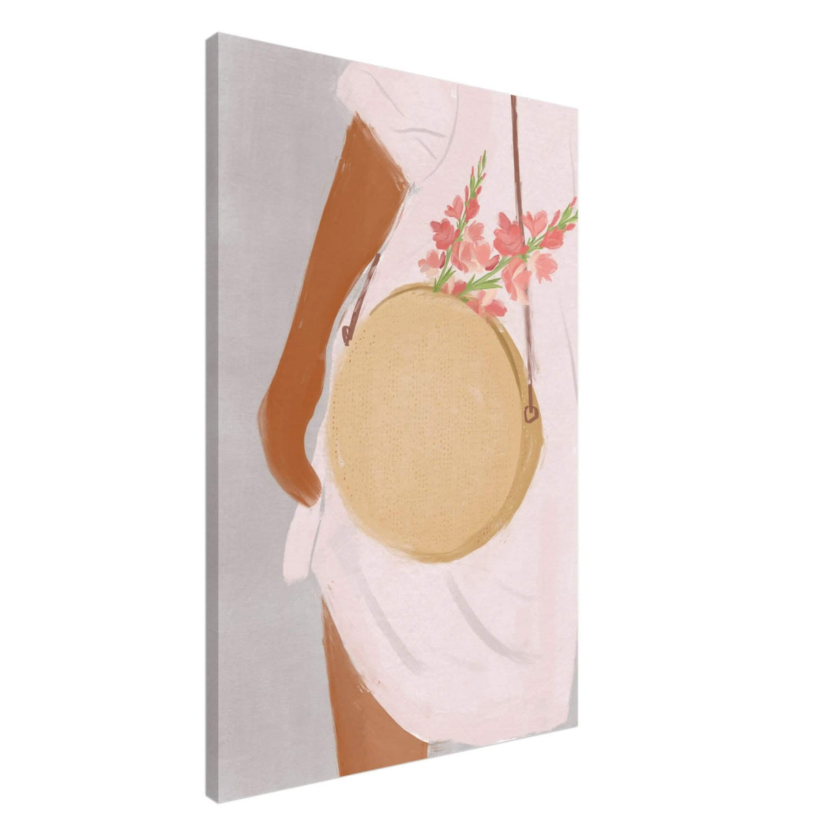 Da Vinci Contemporary Modern Wall Art - Canvas - 60x90 cm / 24x36″ - Slim