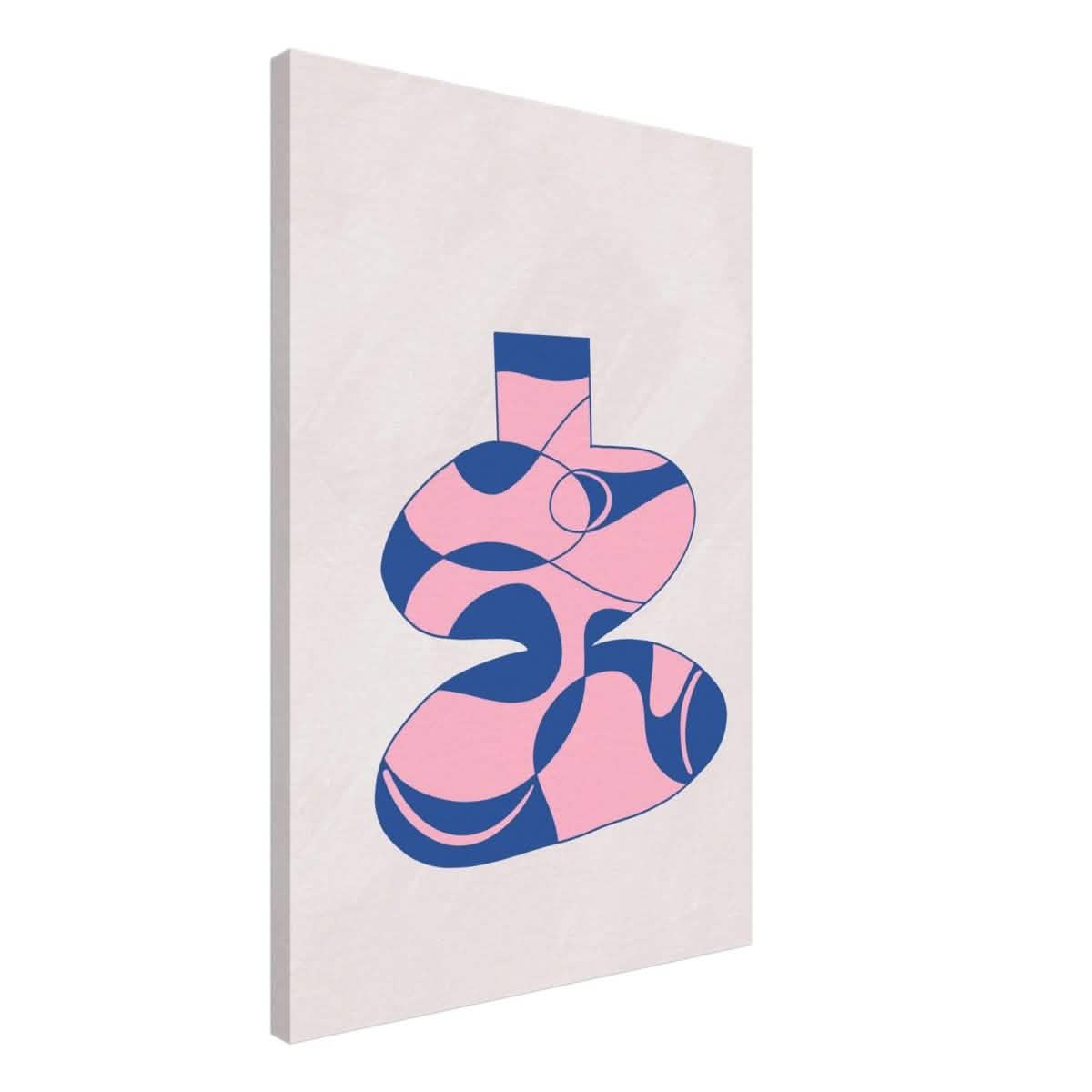 Da Vinci Contemporary Modern Wall Art - Canvas - 50x75 cm / 20x30″ - Slim