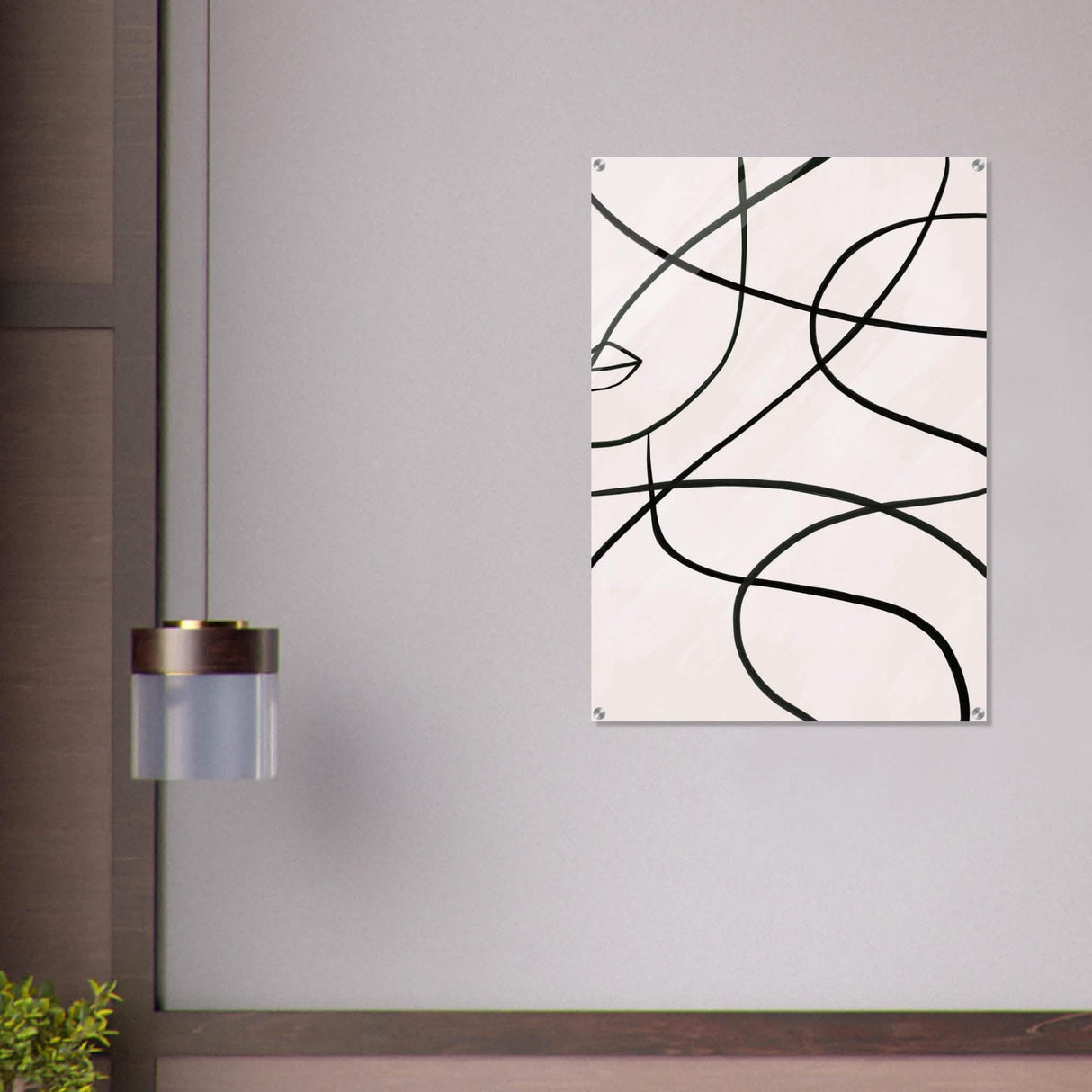 Da Vinci Contemporary Modern Wall Art - Acrylic Print - 70x100 cm / 28x40″ -