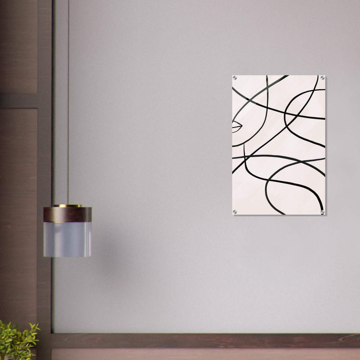 Da Vinci Contemporary Modern Wall Art - Acrylic Print - 50x75 cm / 20x30″ -