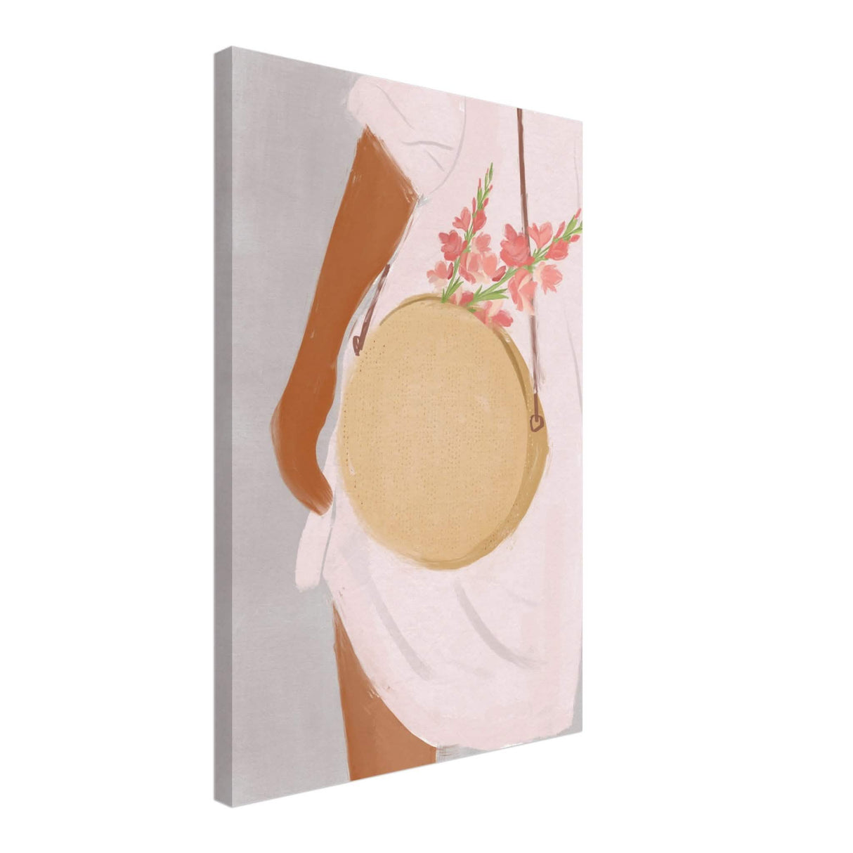 Da Vinci Contemporary Modern Wall Art - Canvas - 40x60 cm / 16x24″ - Slim