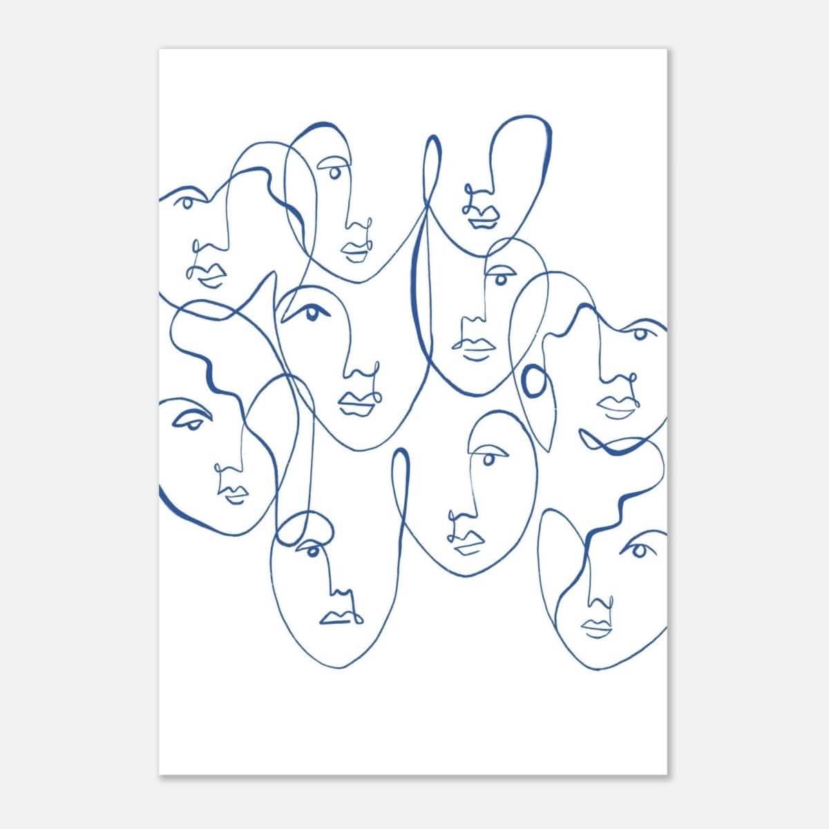 Da Vinci Contemporary Modern Wall Art - Aluminum Print - 70x100 cm / 28x40″ -