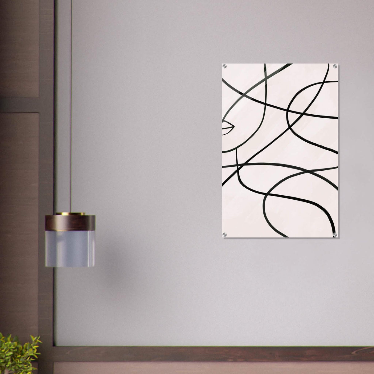 Da Vinci Contemporary Modern Wall Art - Acrylic Print - 60x90 cm / 24x36″ -