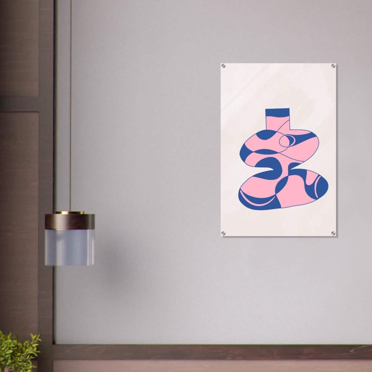 Da Vinci Contemporary Modern Wall Art - Acrylic Print - 60x90 cm / 24x36″ -