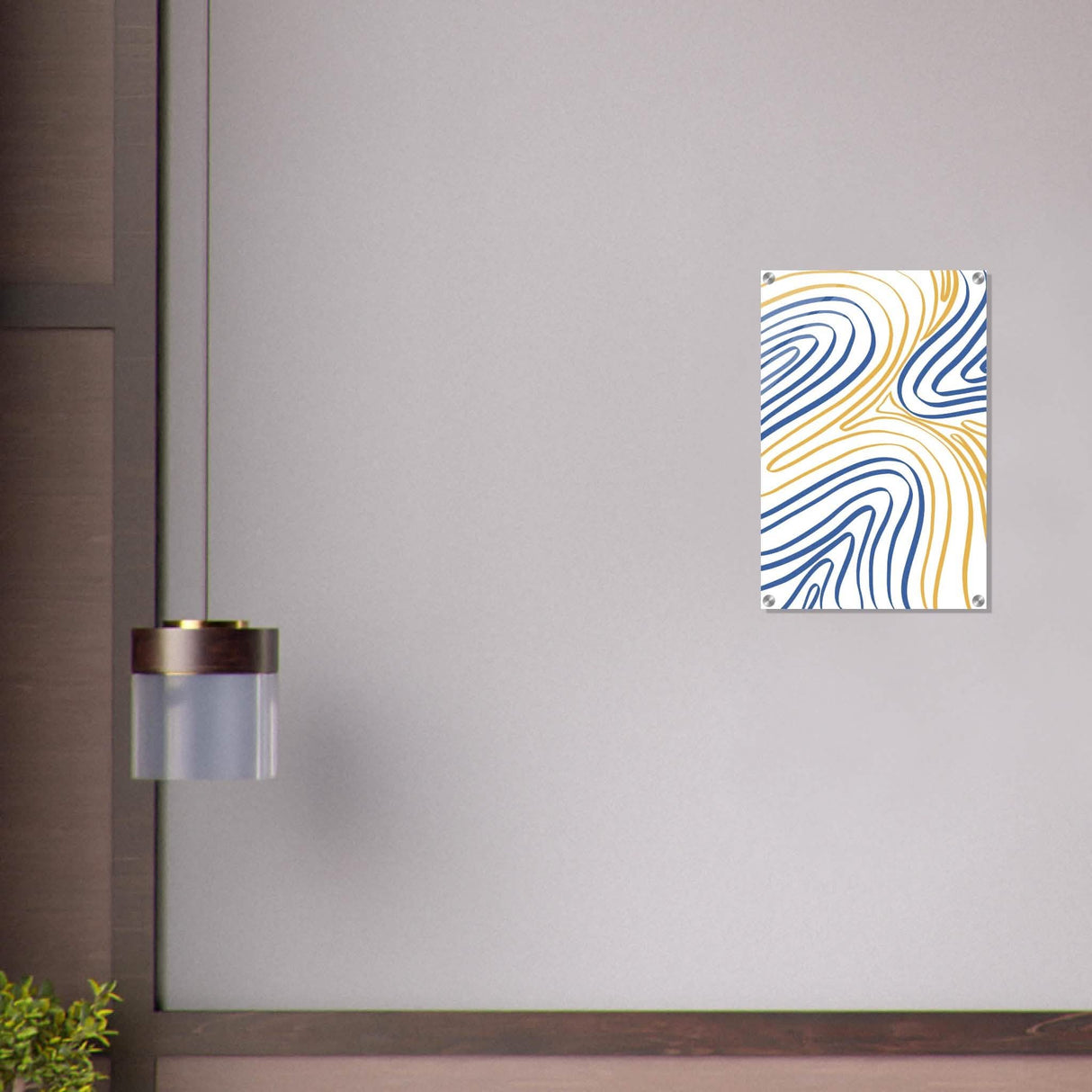 Da Vinci Contemporary Modern Wall Art - Acrylic Print - 40x60 cm / 16x24″ -