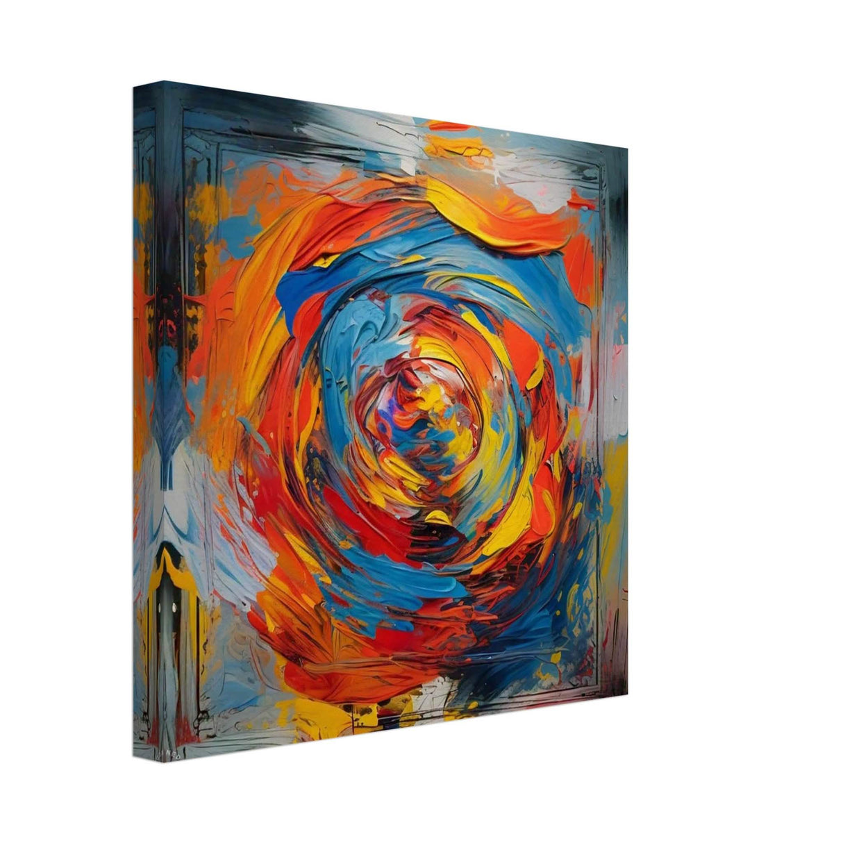 Da Vinci Contemporary Modern Wall Art - Canvas - 30x30 cm / 12x12″ - Slim