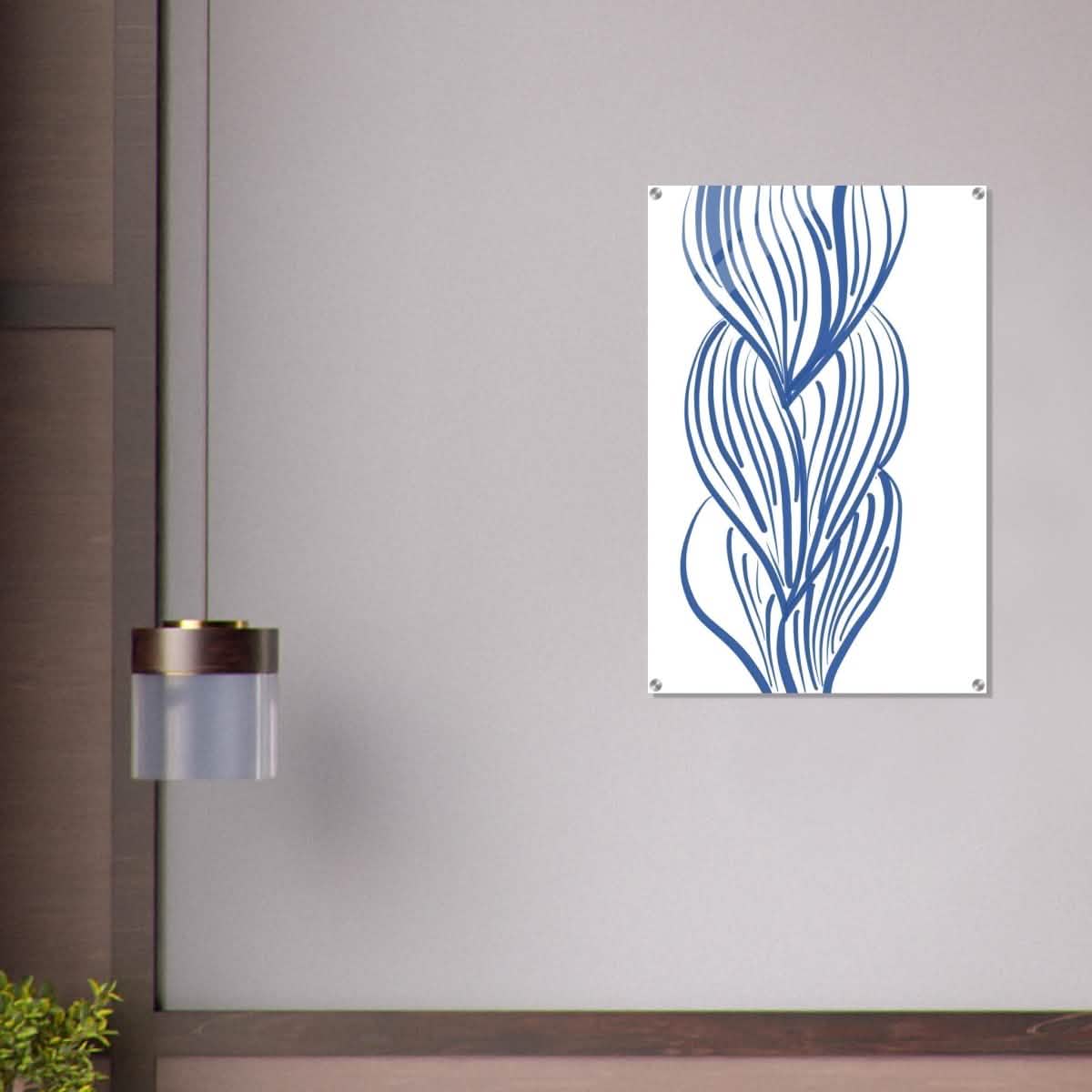 Da Vinci Contemporary Modern Wall Art - Acrylic Print - 60x90 cm / 24x36″ -