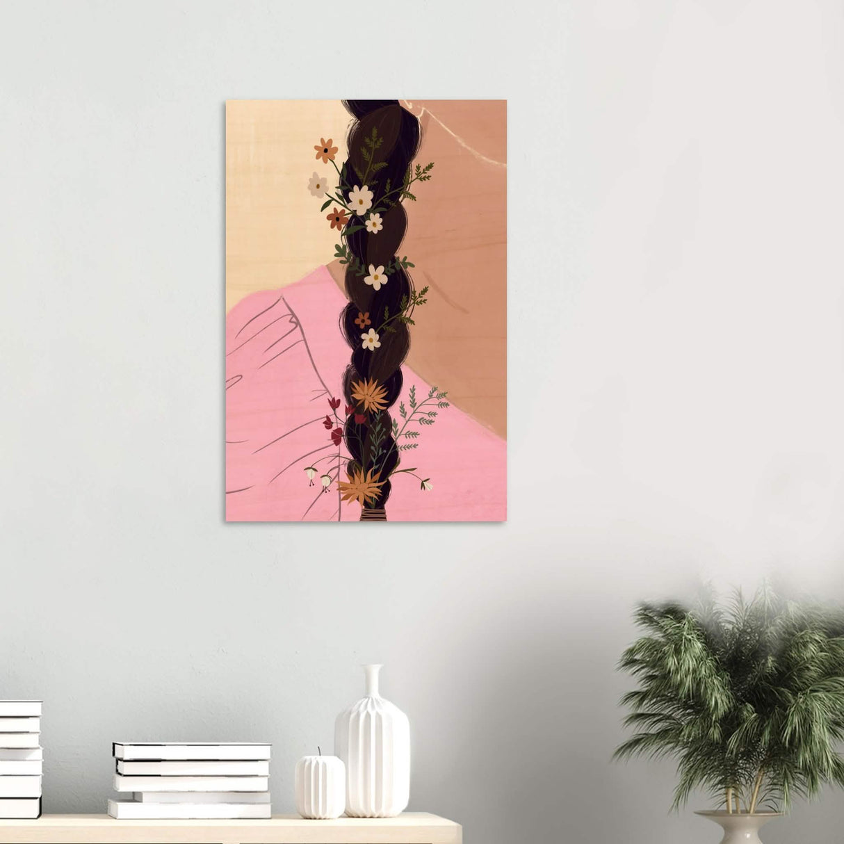 Da Vinci Contemporary Modern Wall Art - Wood Prints - 50x75 cm / 20x30″ - 10 mm