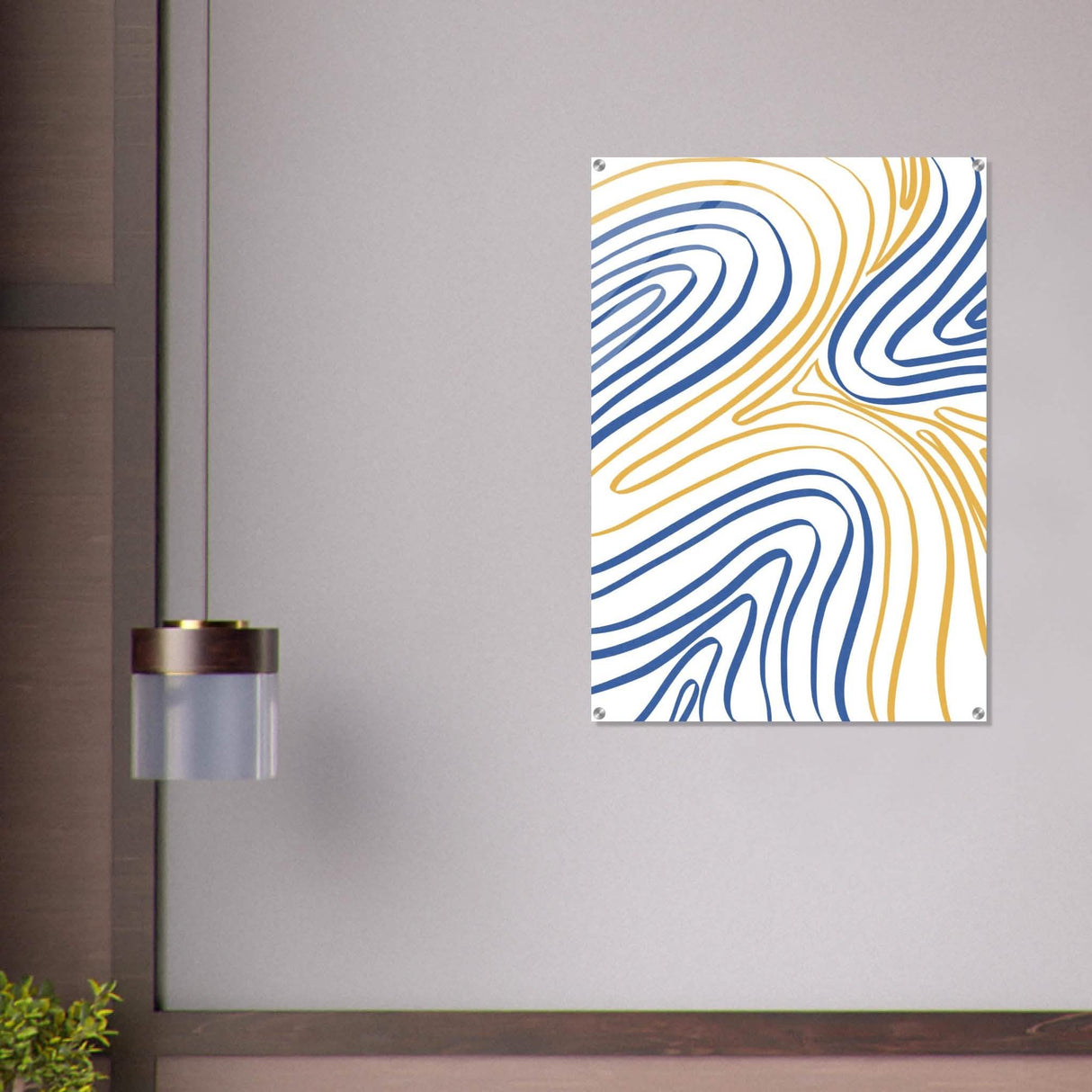 Da Vinci Contemporary Modern Wall Art - Acrylic Print - 70x100 cm / 28x40″ -