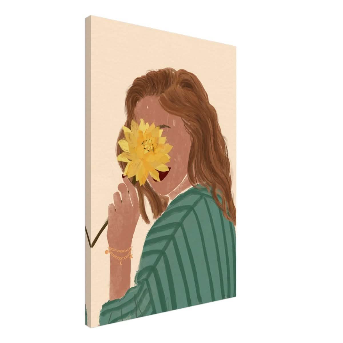 Da Vinci Contemporary Modern Wall Art - Canvas - 60x90 cm / 24x36″ - Thick