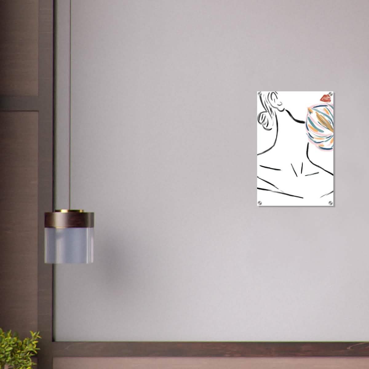 Da Vinci Contemporary Modern Wall Art - Acrylic Print - 40x60 cm / 16x24″ -