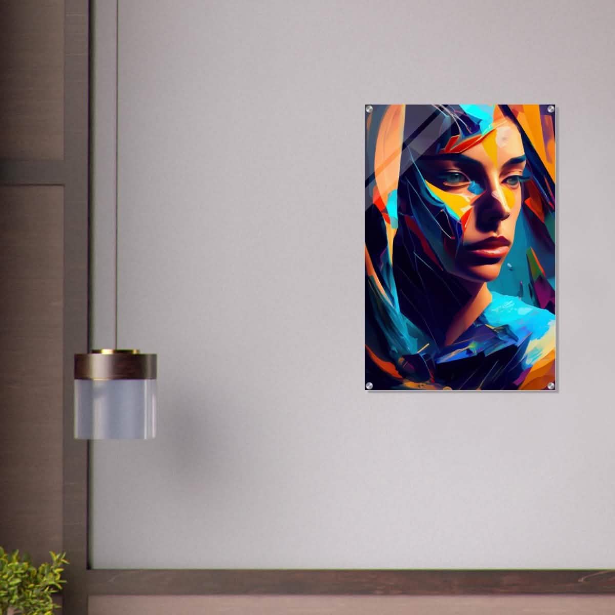 Da Vinci Contemporary Modern Wall Art - Acrylic Print - 60x90 cm / 24x36″ -