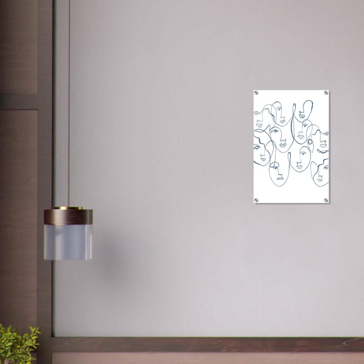 Da Vinci Contemporary Modern Wall Art - Acrylic Print - 40x60 cm / 16x24″ -