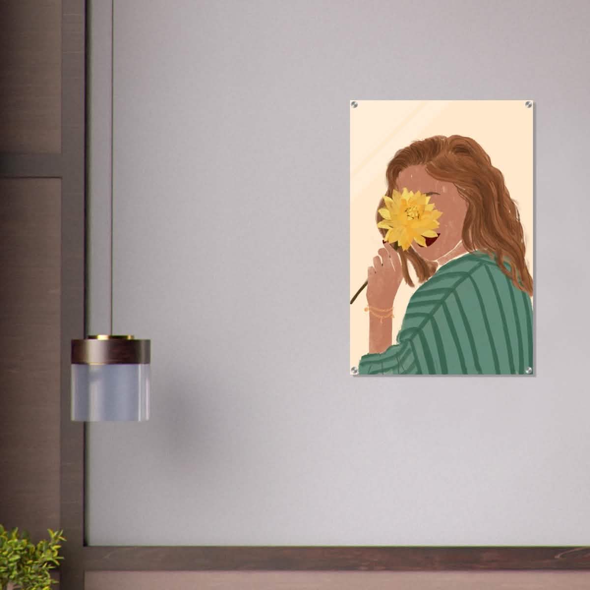 Da Vinci Contemporary Modern Wall Art - Acrylic Print - 60x90 cm / 24x36″ -