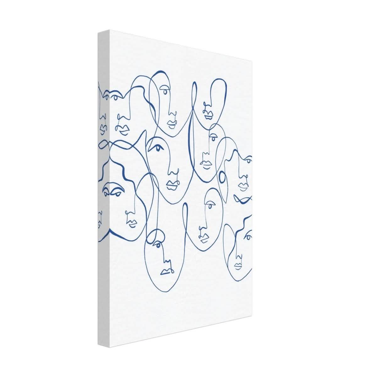 Da Vinci Contemporary Modern Wall Art - Canvas - 30x45 cm / 12x18″ - Thick