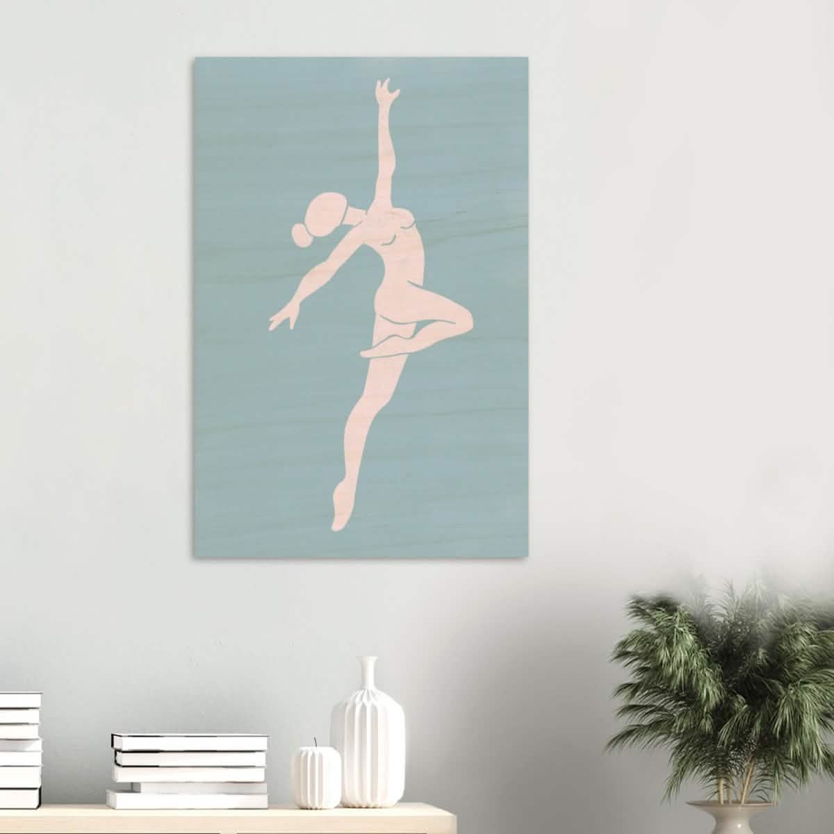 Da Vinci Contemporary Modern Wall Art - Wood Prints - 60x90 cm / 24x36″ - 10 mm