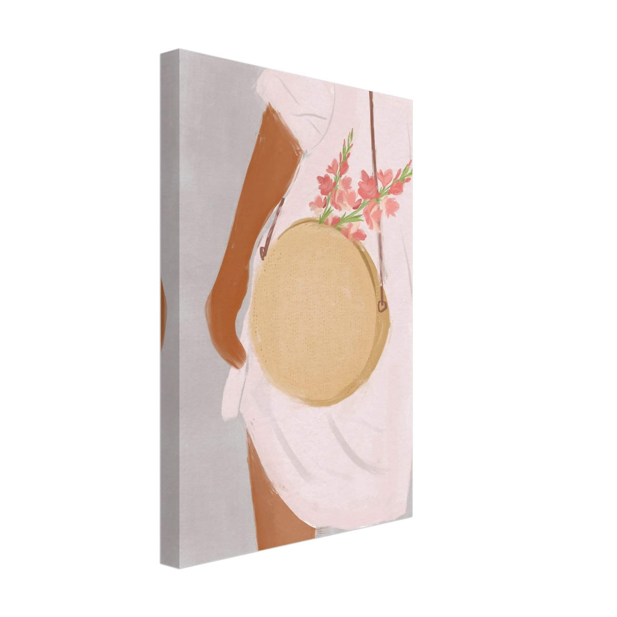 Da Vinci Contemporary Modern Wall Art - Canvas - 30x45 cm / 12x18″ - Thick