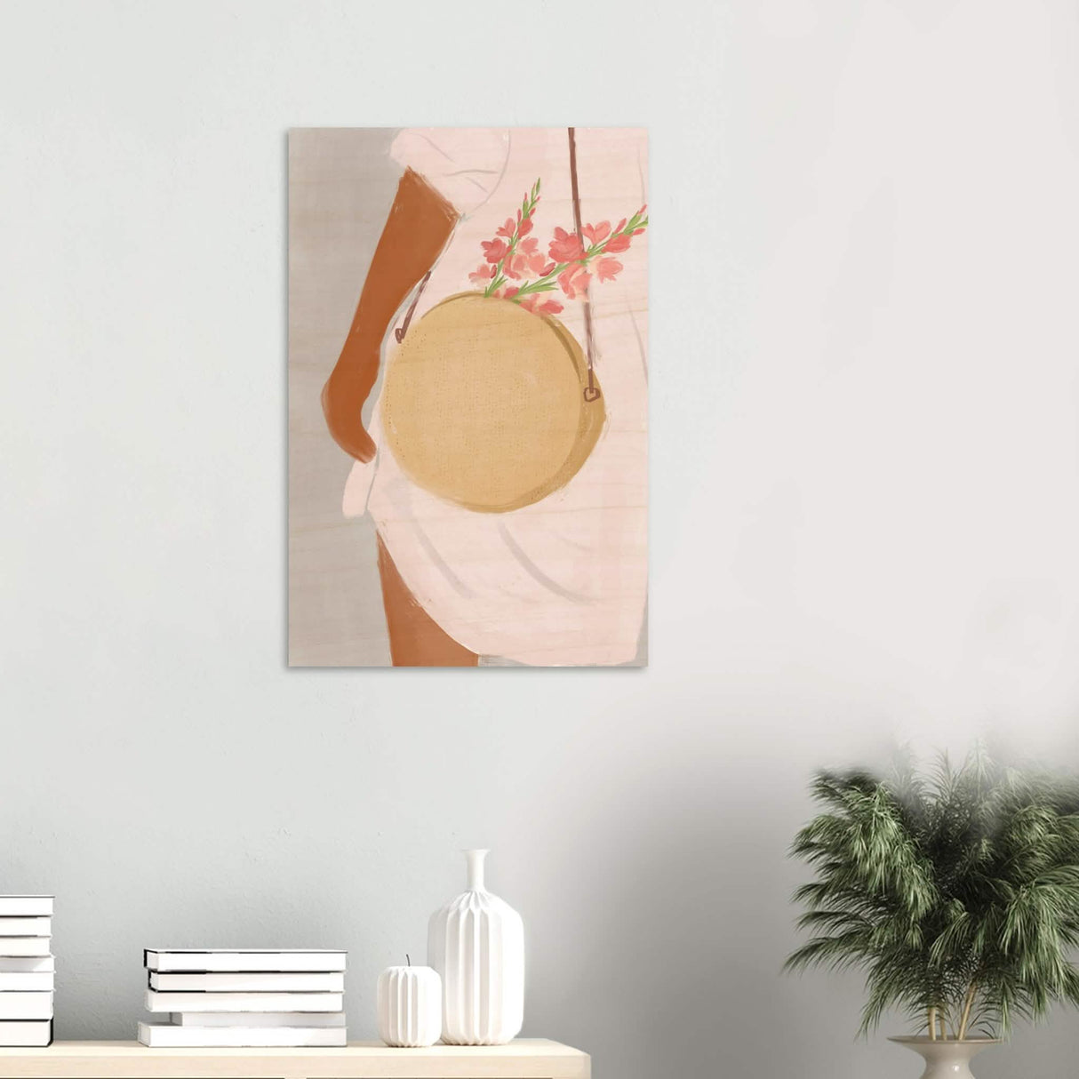 Da Vinci Contemporary Modern Wall Art - Wood Prints - 50x75 cm / 20x30″ - 20 mm