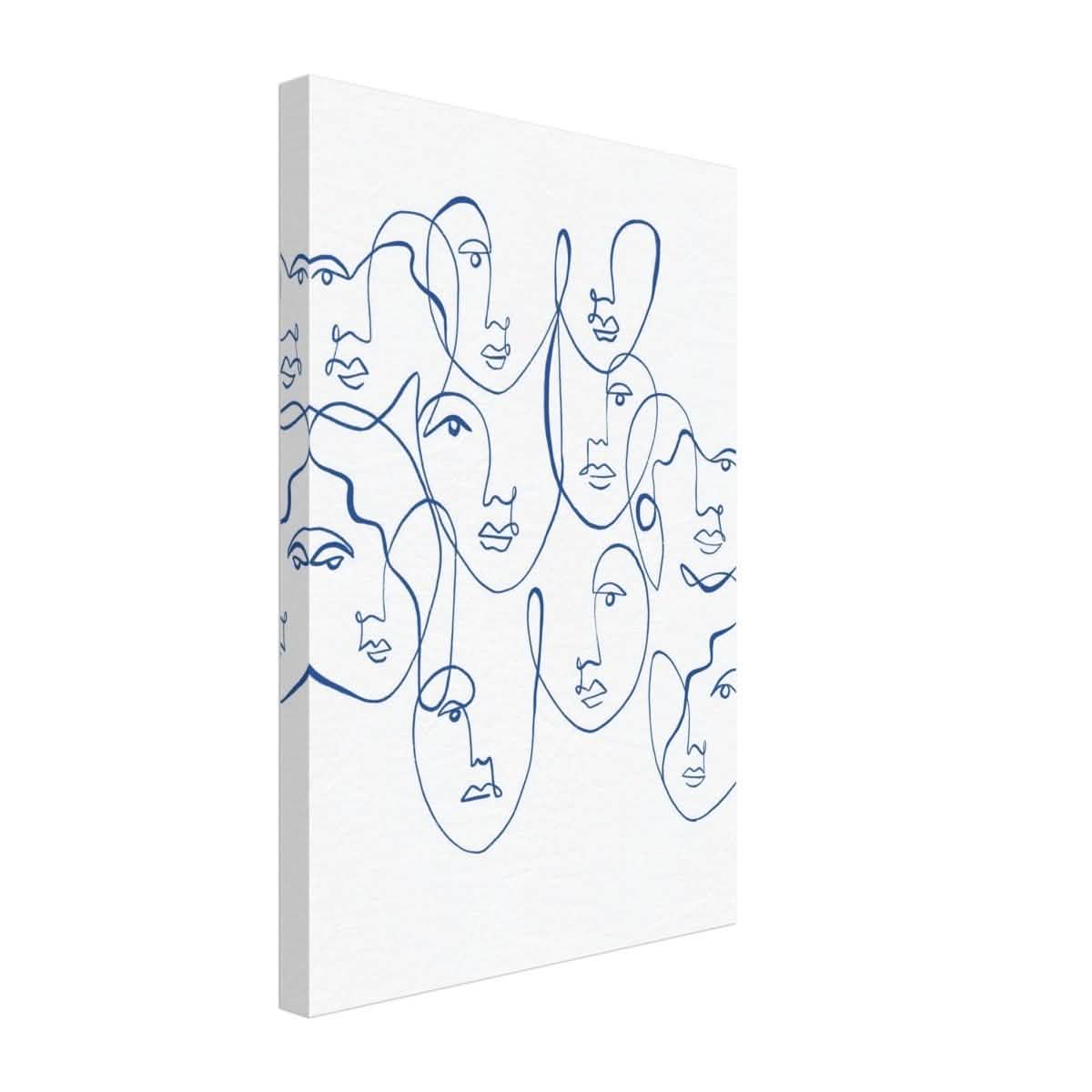 Da Vinci Contemporary Modern Wall Art - Canvas - 30x45 cm / 12x18″ - Slim