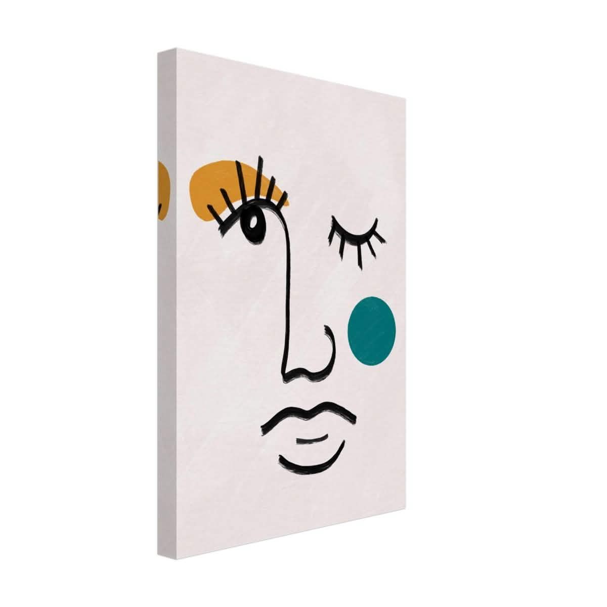 Da Vinci Contemporary Modern Wall Art - Canvas - 30x45 cm / 12x18″ - Thick