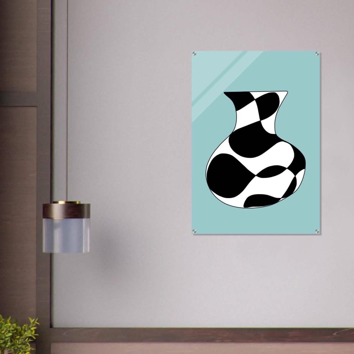 Da Vinci Contemporary Modern Wall Art - Acrylic Print - 70x100 cm / 28x40″ -