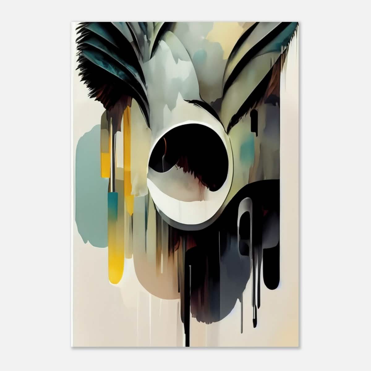 Da Vinci Contemporary Modern Wall Art - Aluminum Print - 70x100 cm / 28x40″ -