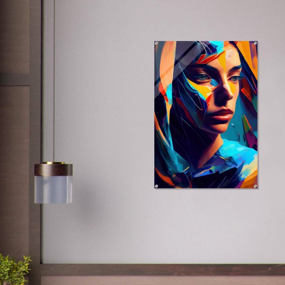 Da Vinci Contemporary Modern Wall Art - Acrylic Print - 70x100 cm / 28x40″ -