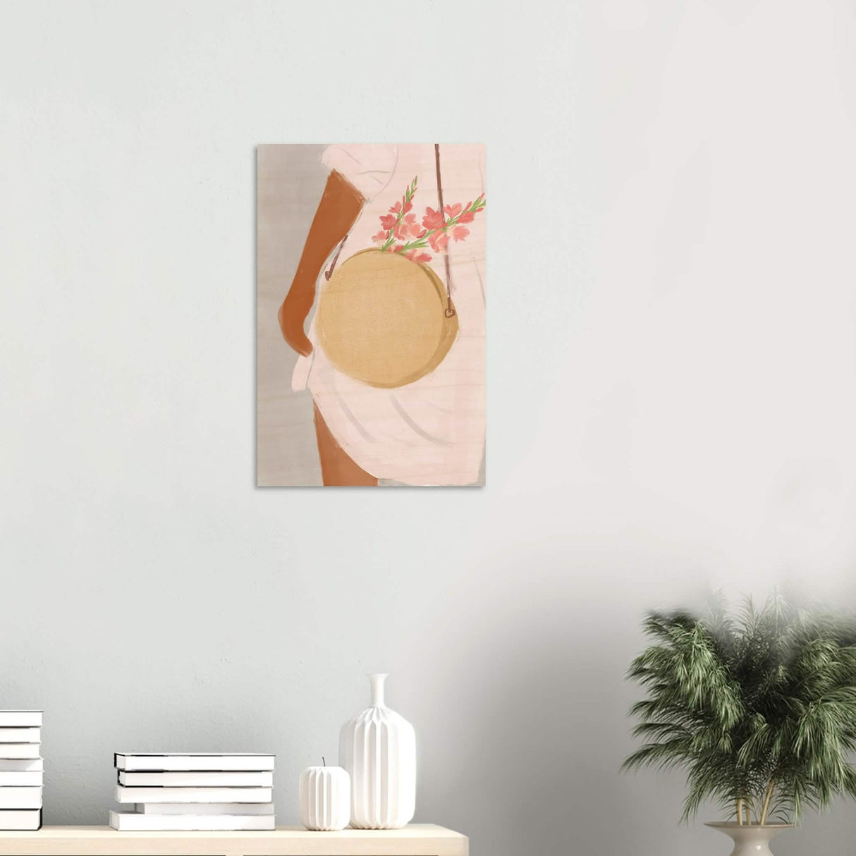 Da Vinci Contemporary Modern Wall Art - Wood Prints - 40x60 cm / 16x24″ - 20 mm