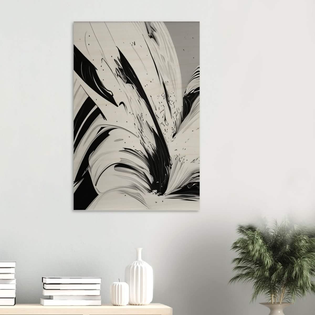 Da Vinci Contemporary Modern Wall Art - Wood Prints - 60x90 cm / 24x36″ - 10 mm