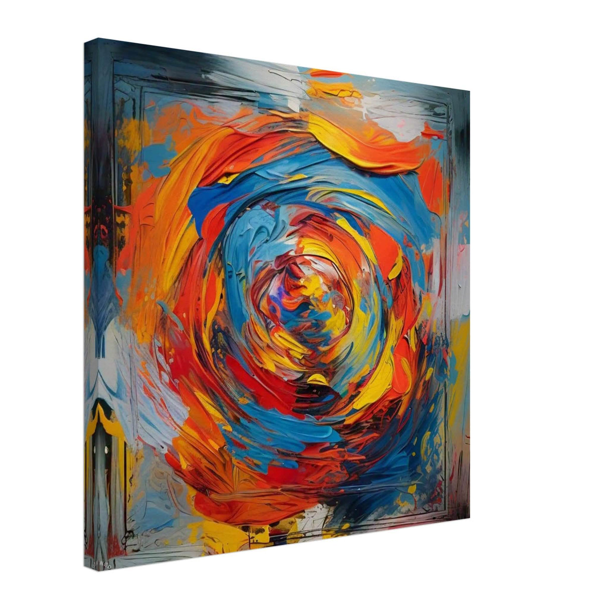 Da Vinci Contemporary Modern Wall Art - Canvas - 60x60 cm / 24x24″ - Thick