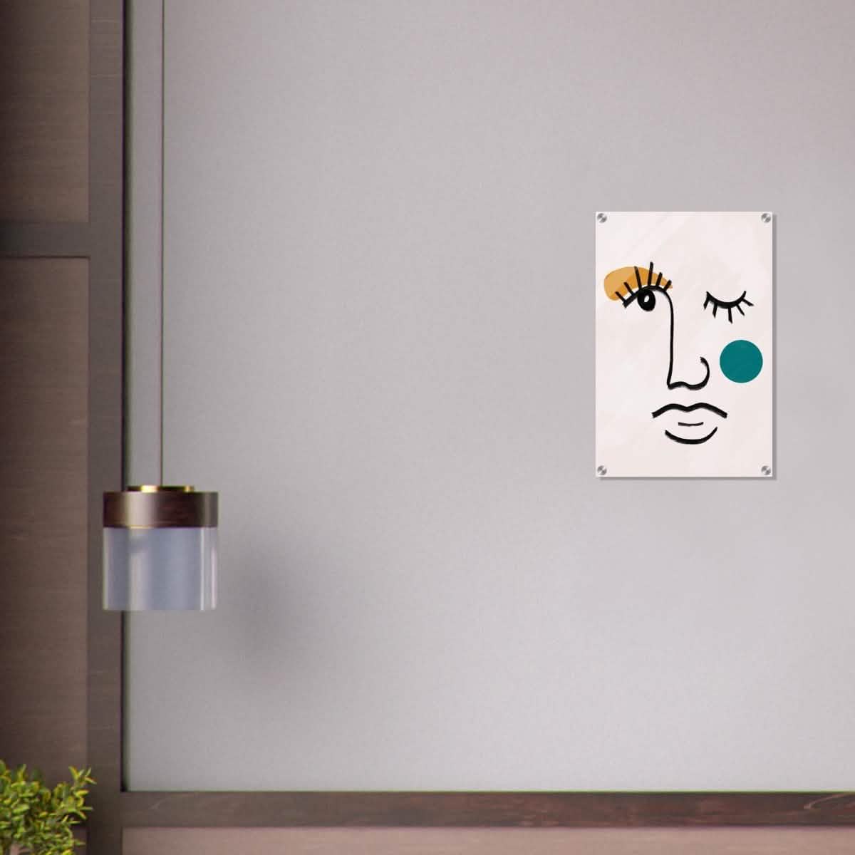 Da Vinci Contemporary Modern Wall Art - Acrylic Print - 40x60 cm / 16x24″ -