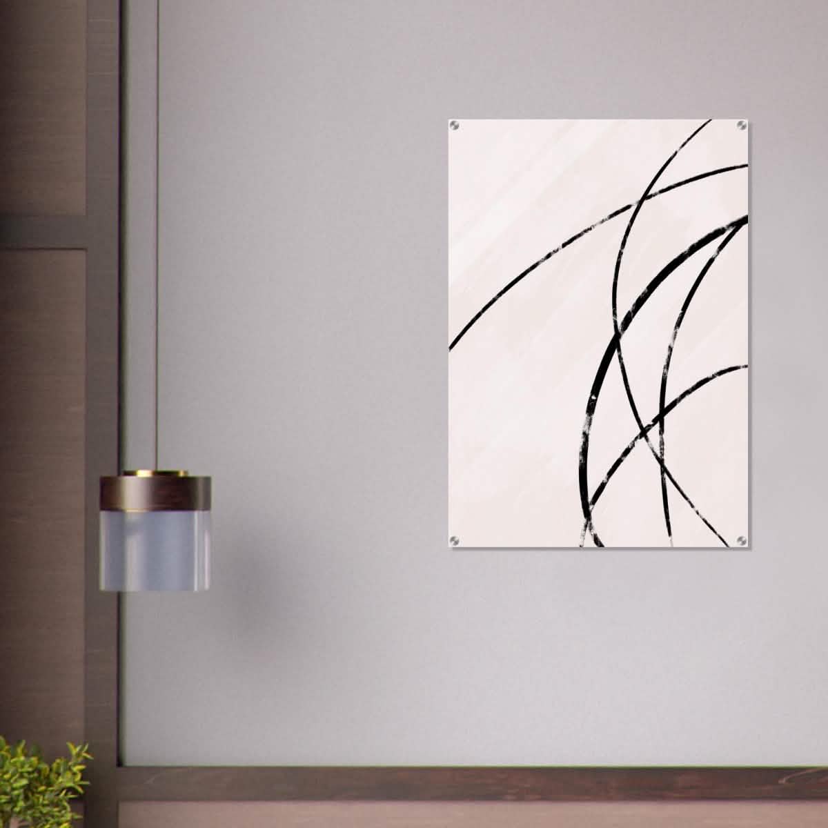 Da Vinci Contemporary Modern Wall Art - Acrylic Print - 70x100 cm / 28x40″ -