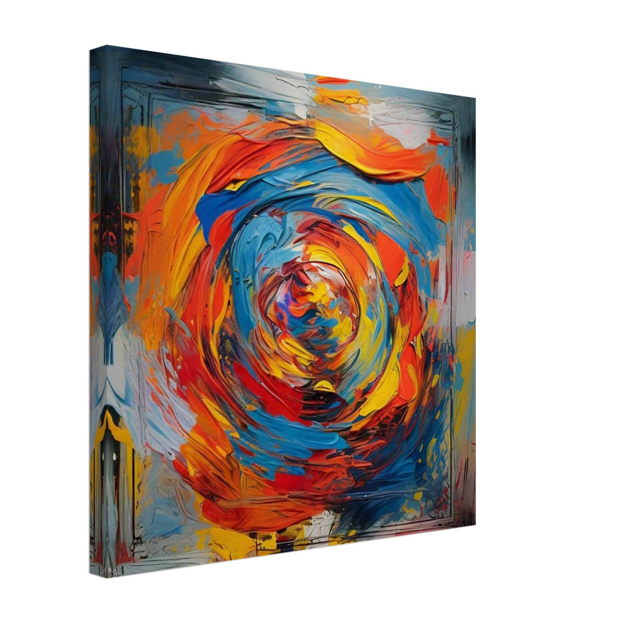 Da Vinci Contemporary Modern Wall Art - Canvas - 50x50 cm / 20x20″ - Thick