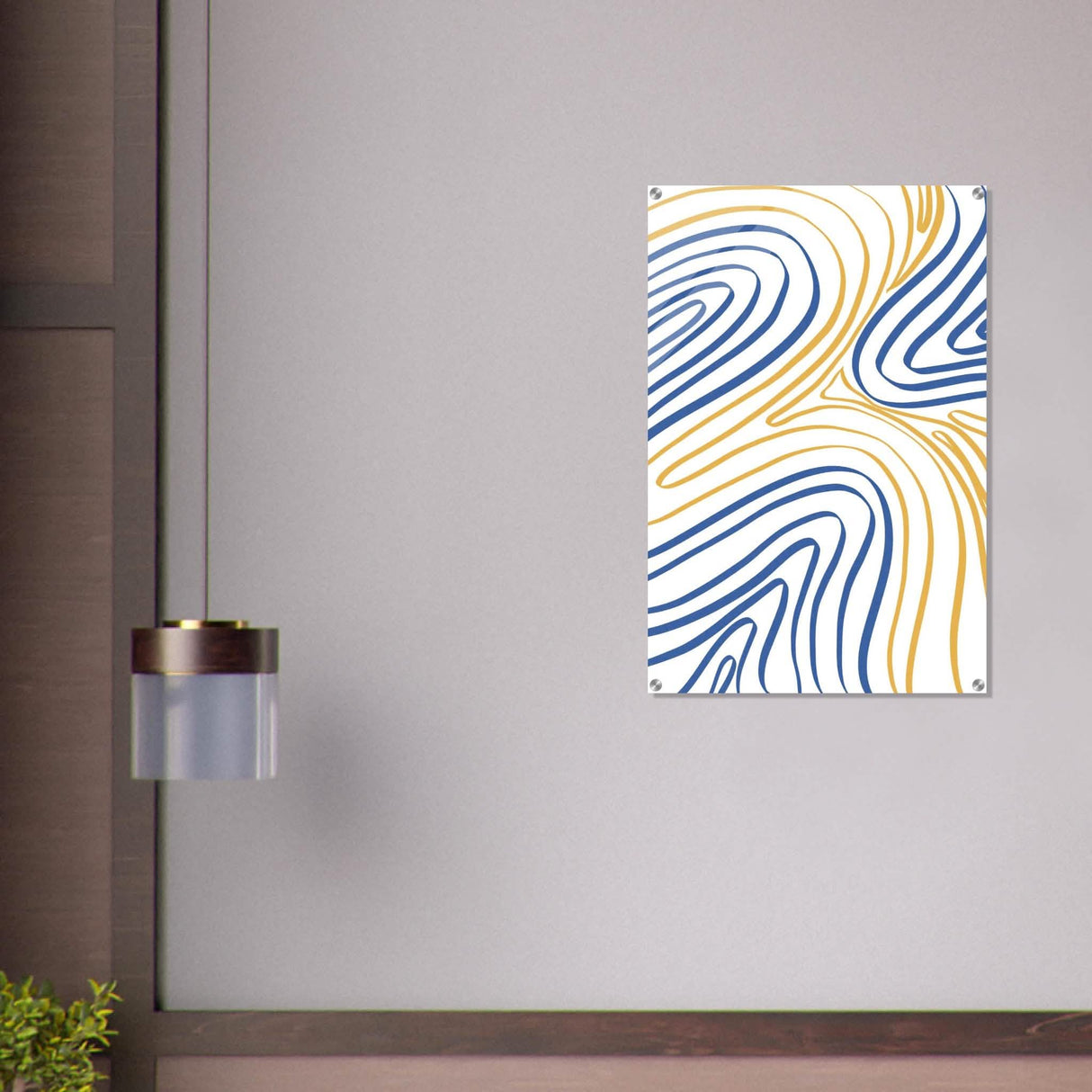 Da Vinci Contemporary Modern Wall Art - Acrylic Print - 60x90 cm / 24x36″ -