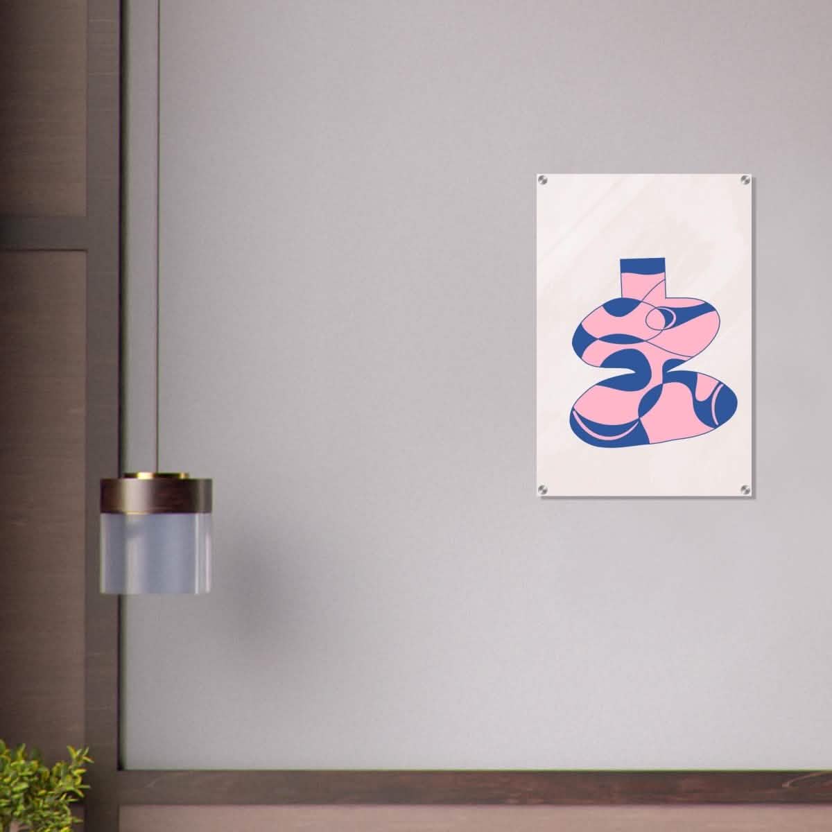 Da Vinci Contemporary Modern Wall Art - Acrylic Print - 50x75 cm / 20x30″ -