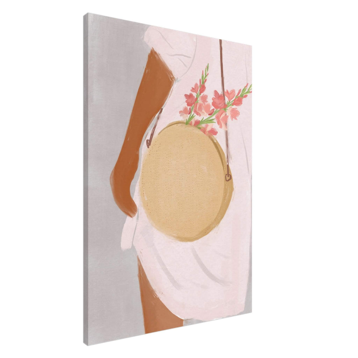 Da Vinci Contemporary Modern Wall Art - Canvas - 70x100 cm / 28x40″ - Slim