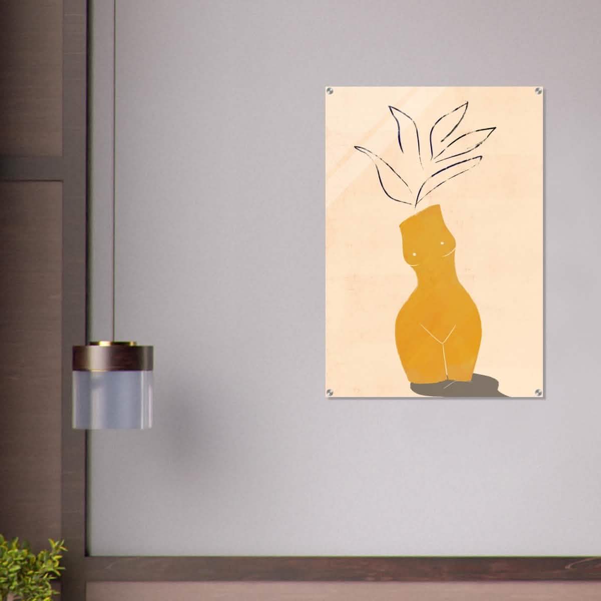 Da Vinci Contemporary Modern Wall Art - Acrylic Print - 70x100 cm / 28x40″ -