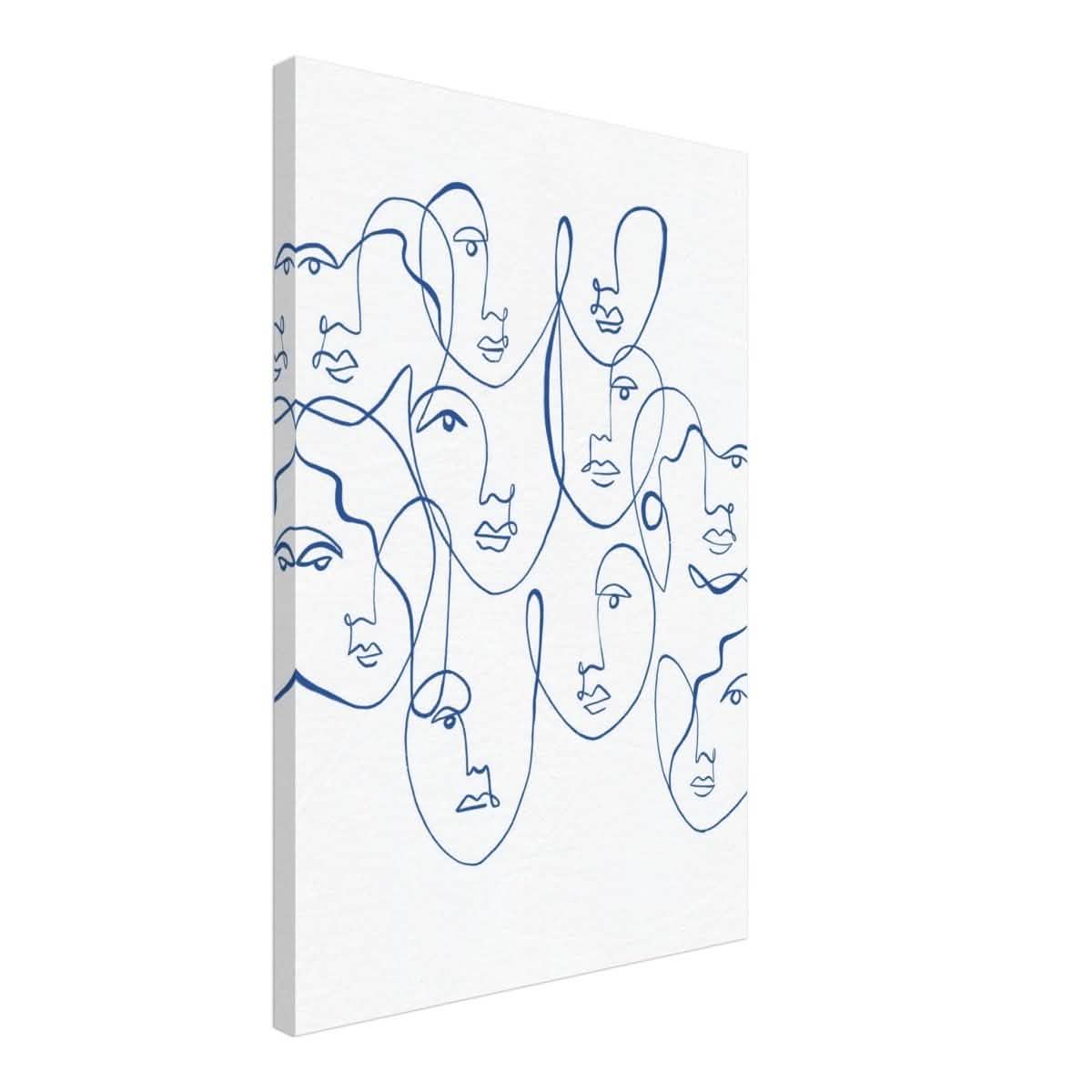 Da Vinci Contemporary Modern Wall Art - Canvas - 50x75 cm / 20x30″ - Thick